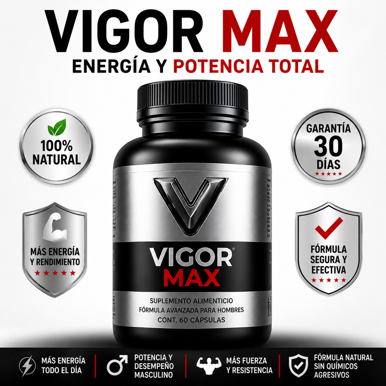 🔥 VIGOR MAX  Potencia, Energia y Rendimento Masculino      ⚡¡Oferta Especial de Hoy!