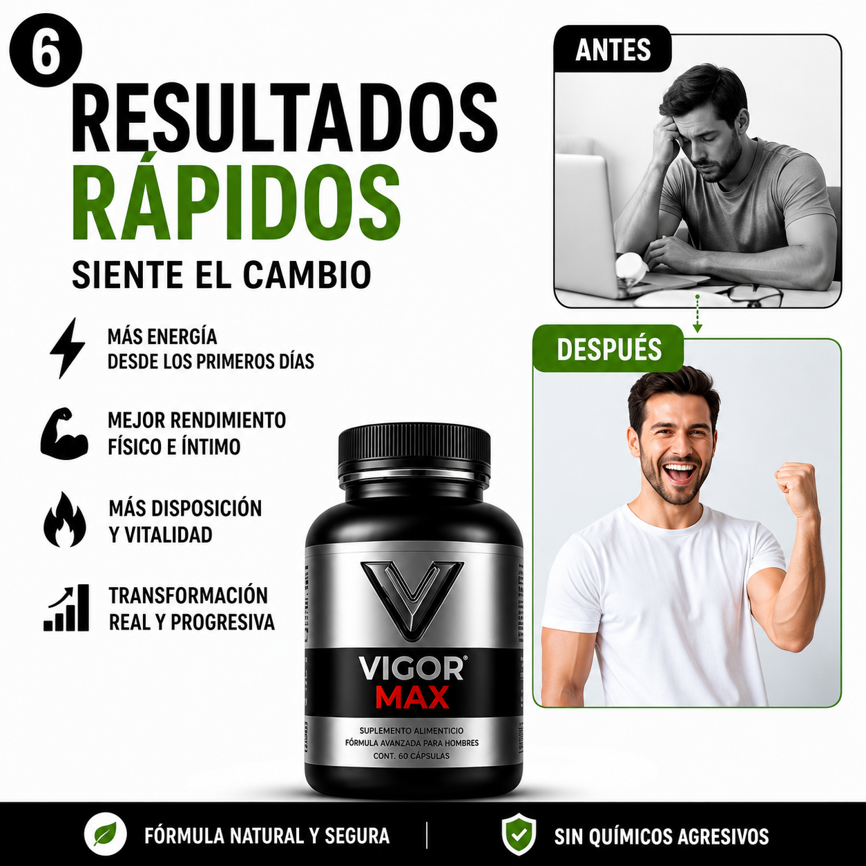 🔥 VIGOR MAX  Potencia, Energia y Rendimento Masculino      ⚡¡Oferta Especial de Hoy!